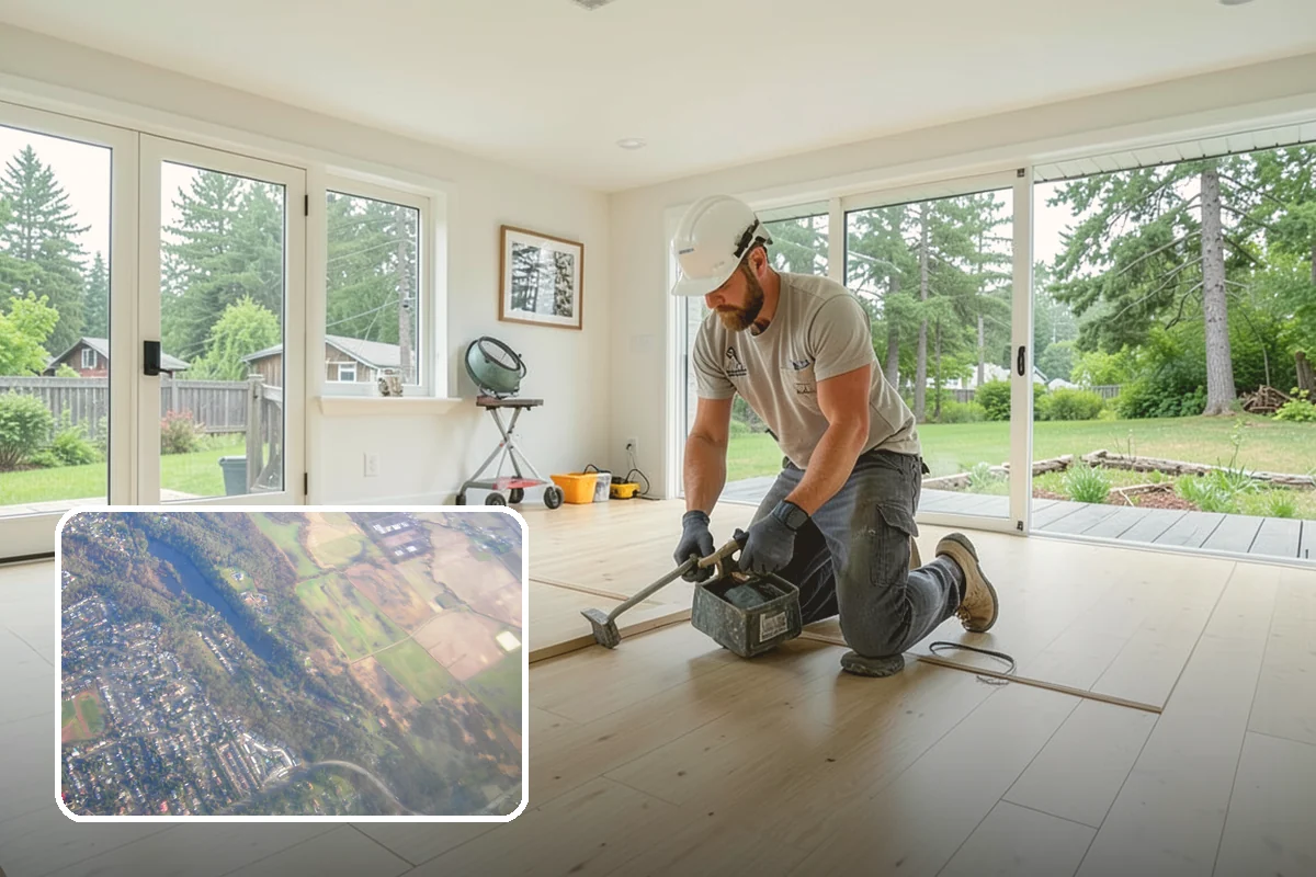 Wallpaper Removal in Algona, King County, WA - Clean removal of paper and stubborn adhesive residue