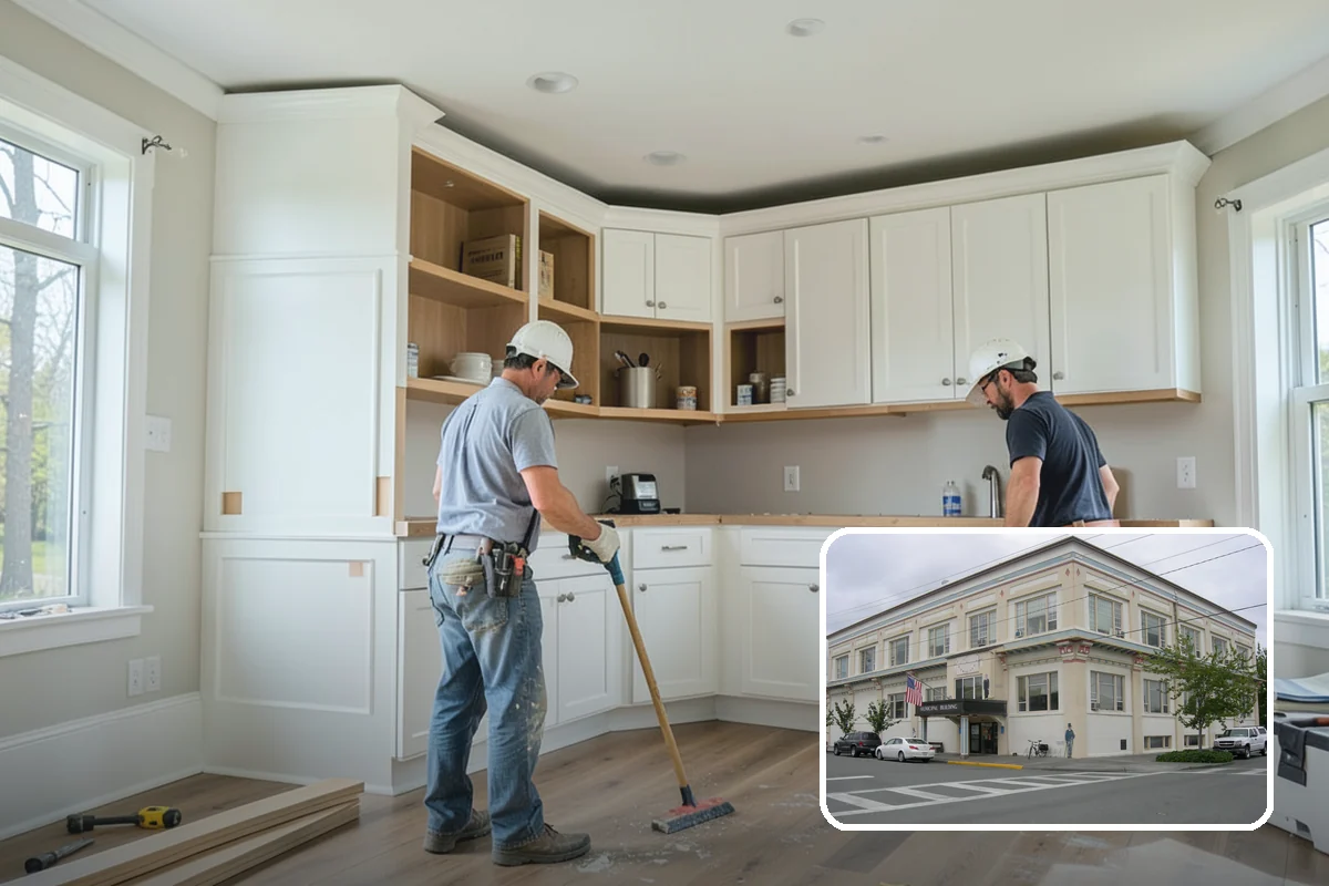 Wallpaper Removal in Anacortes, Skagit County, WA - Clean removal of paper and stubborn adhesive residue