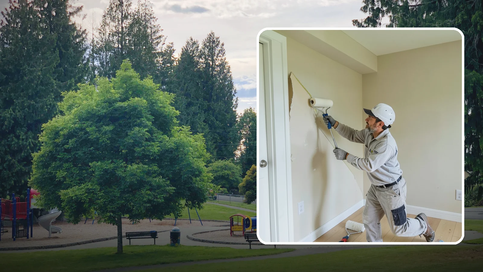 Wallpaper Removal in Bonney Lake, Pierce County, WA - Wallpaper removal takes down old paper and preps the walls for a clean paint or new finish.