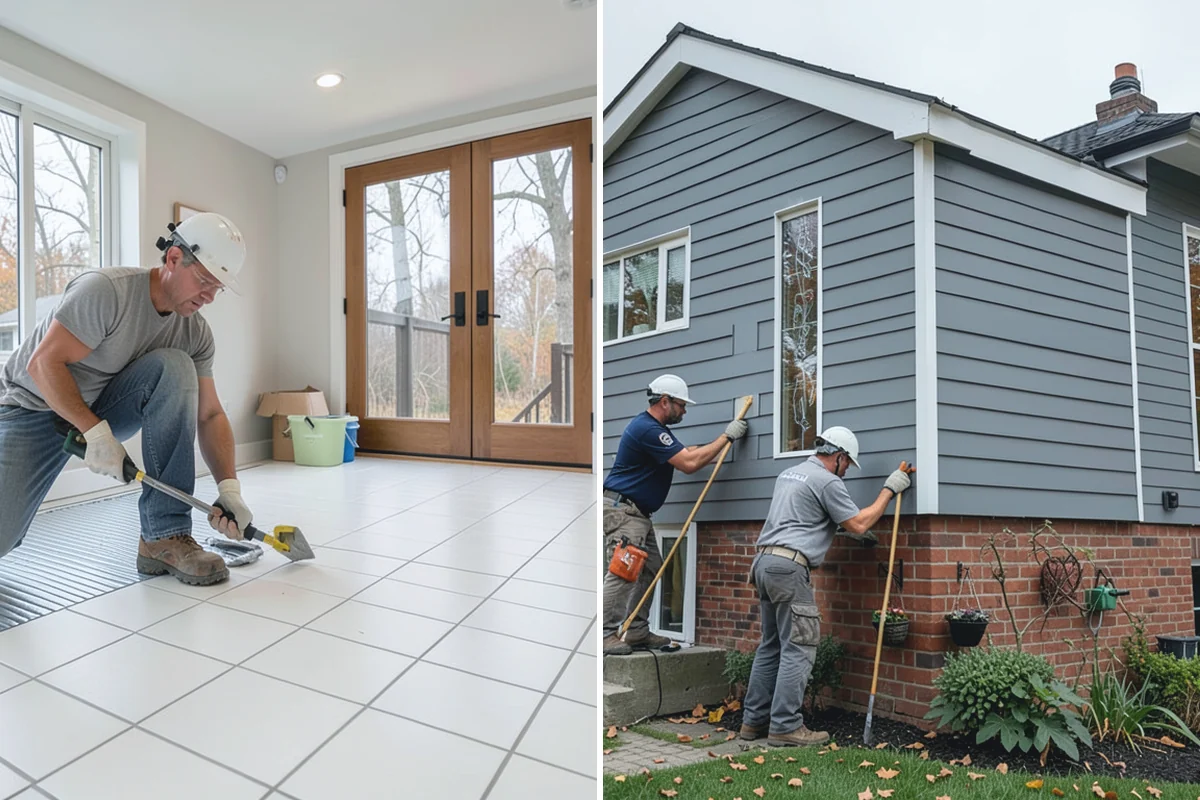 Wallpaper Removal in Buckley, Pierce County, WA - Protect floors and trim and test a small area