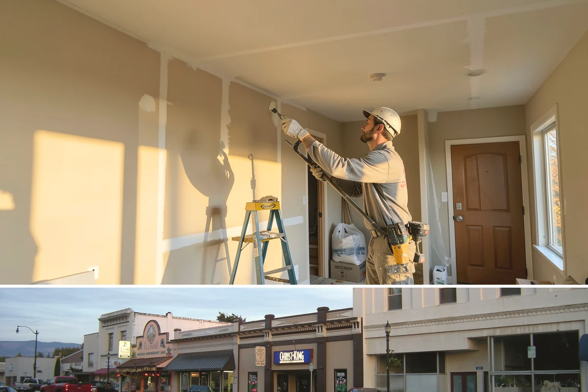 Wallpaper Removal in Burlington, Skagit County, WA - Wallpaper removal is a year-round indoor job well suited to the wet season when you're spending more time inside.