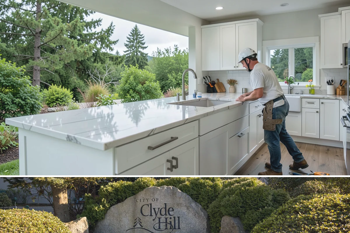 Wallpaper Removal in Clyde Hill, King County, WA - Wallpaper removal is a year-round indoor job well suited to the wet season when you're spending more time inside.