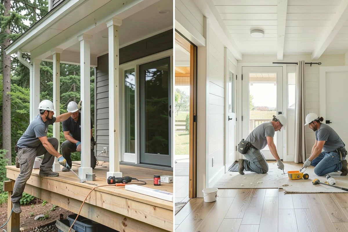 Wallpaper Removal in Covington, King County, WA - Protect floors and trim and test a small area