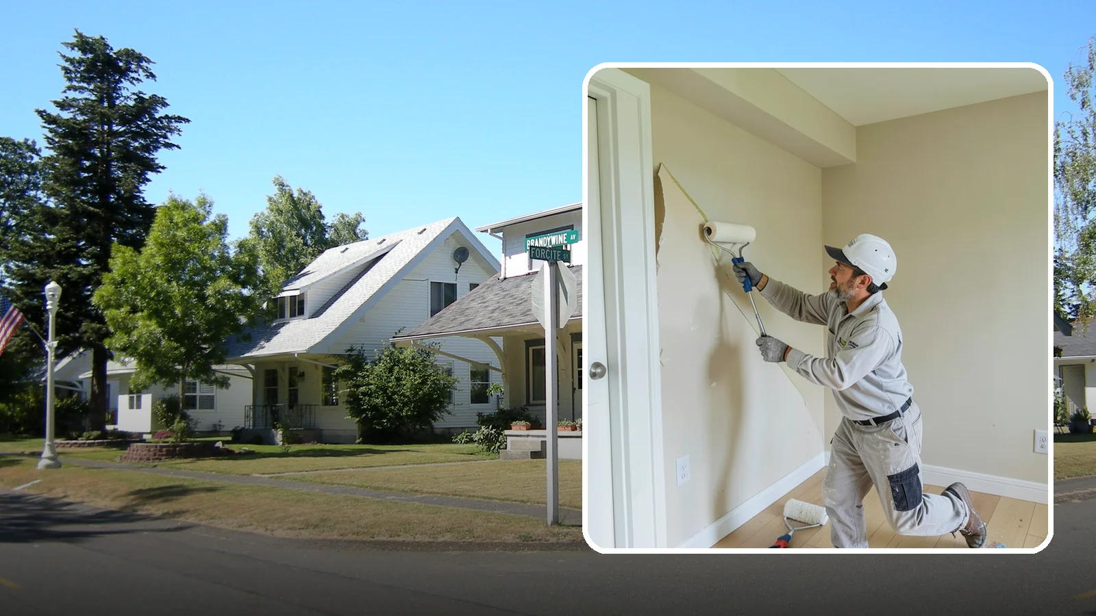 Wallpaper Removal in DuPont, Pierce County, WA - Wallpaper removal takes down old paper and preps the walls for a clean paint or new finish.