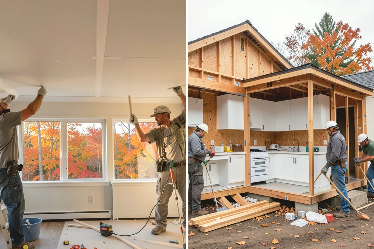 Wallpaper Removal in Duvall, King County, WA - Protect floors and trim and test a small area