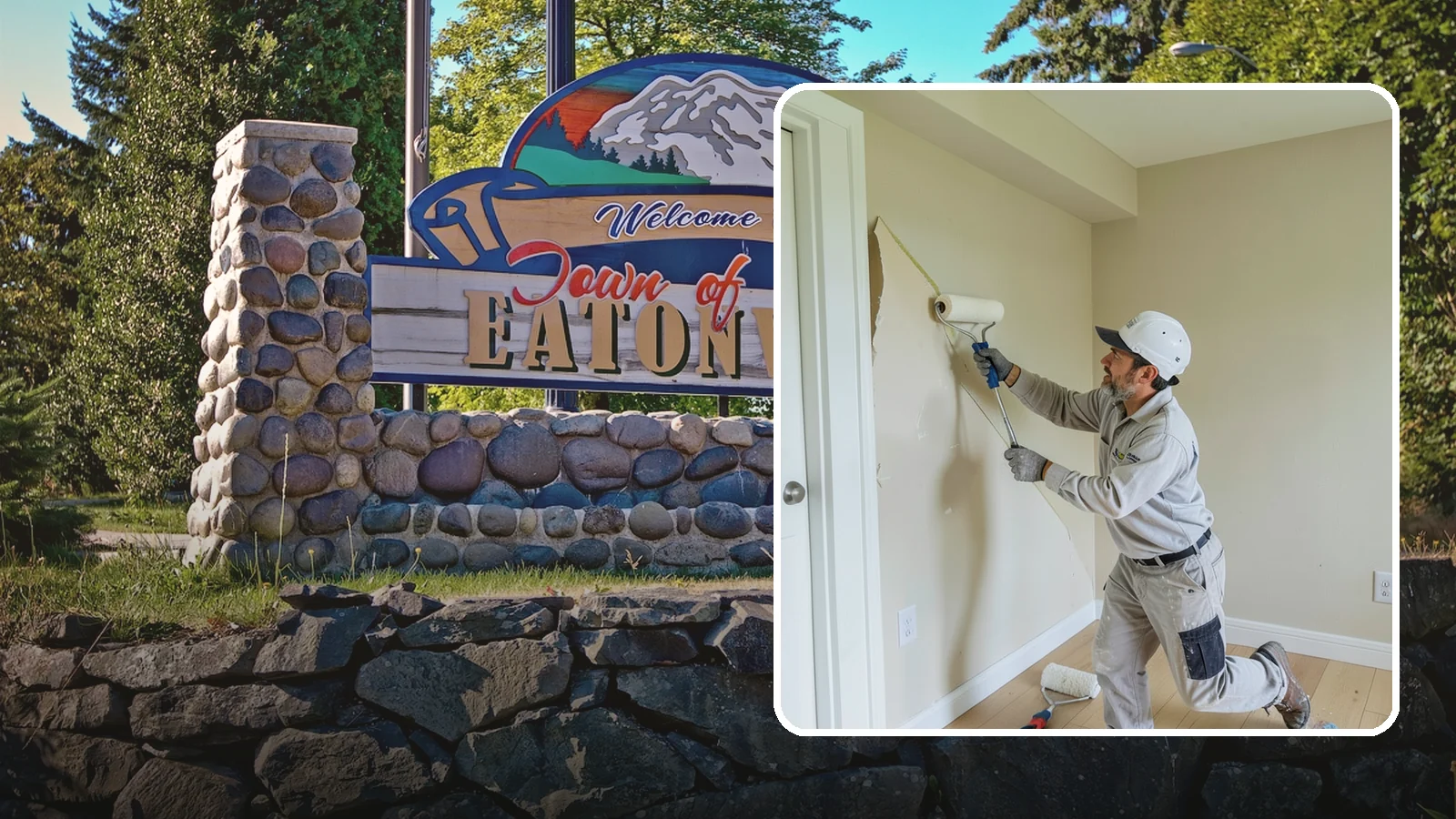 Wallpaper Removal in Eatonville, Pierce County, WA - Wallpaper removal takes down old paper and preps the walls for a clean paint or new finish.