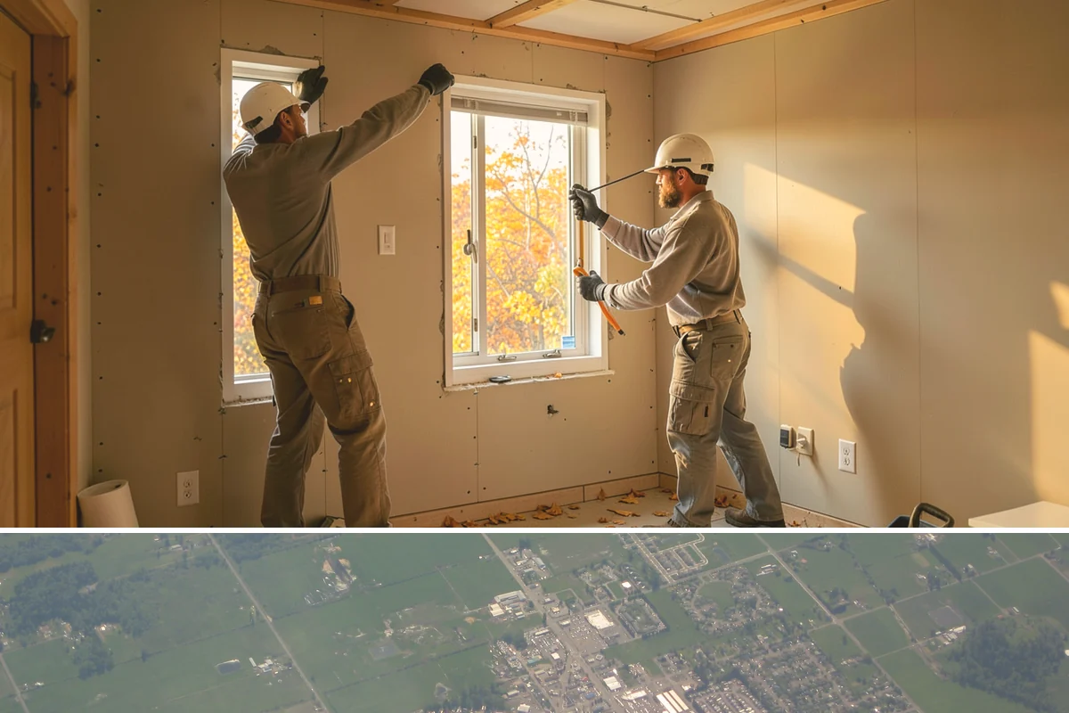 Wallpaper Removal in Enumclaw, King County, WA - Wallpaper removal is a year-round indoor job well suited to the wet season when you're spending more time inside.