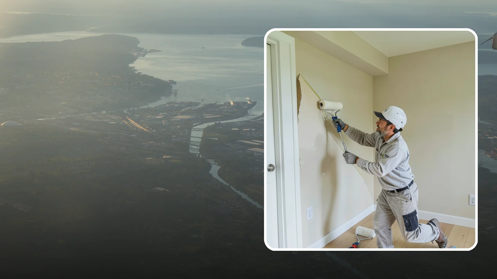 Wallpaper Removal in Fife, Pierce County, WA - Wallpaper removal takes down old paper and preps the walls for a clean paint or new finish.