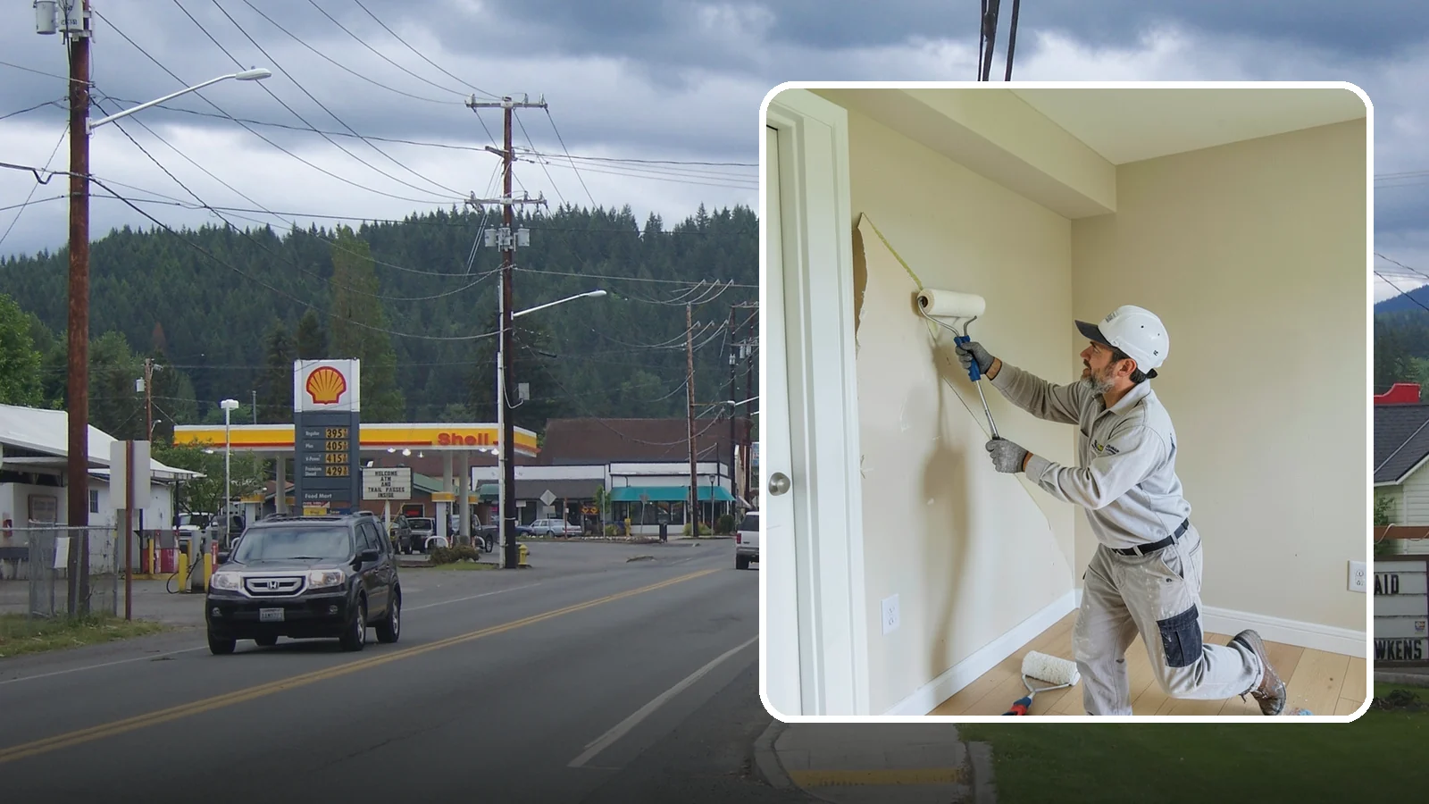 Wallpaper Removal in Granite Falls, Snohomish County, WA - Wallpaper removal takes down old paper and preps the walls for a clean paint or new finish.