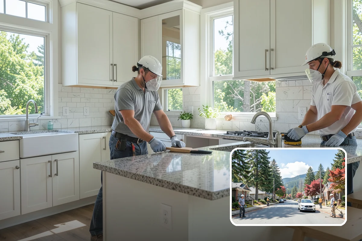 Wallpaper Removal in Hunts Point, King County, WA - Clean removal of paper and stubborn adhesive residue