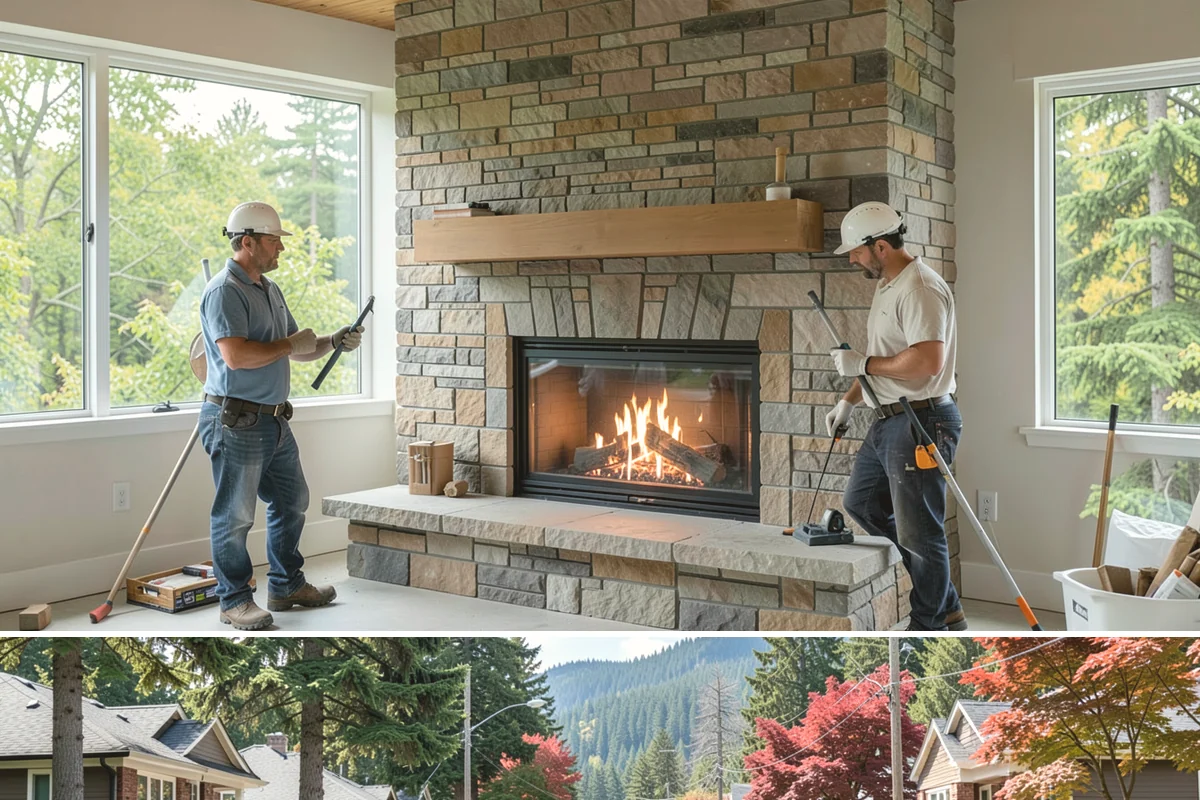 Wallpaper Removal in Hunts Point, King County, WA - Wallpaper removal is a year-round indoor job well suited to the wet season when you're spending more time inside.