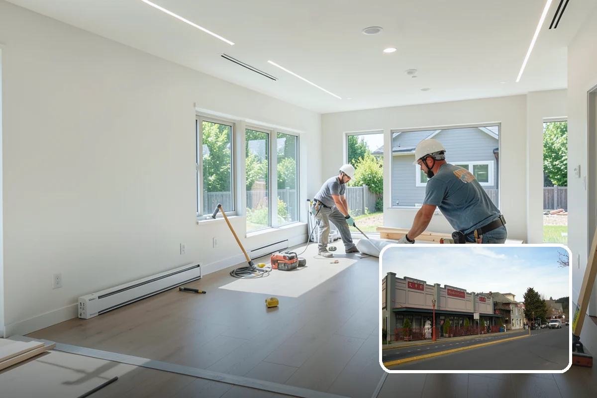 Wallpaper Removal in Issaquah, King County, WA - Clean removal of paper and stubborn adhesive residue