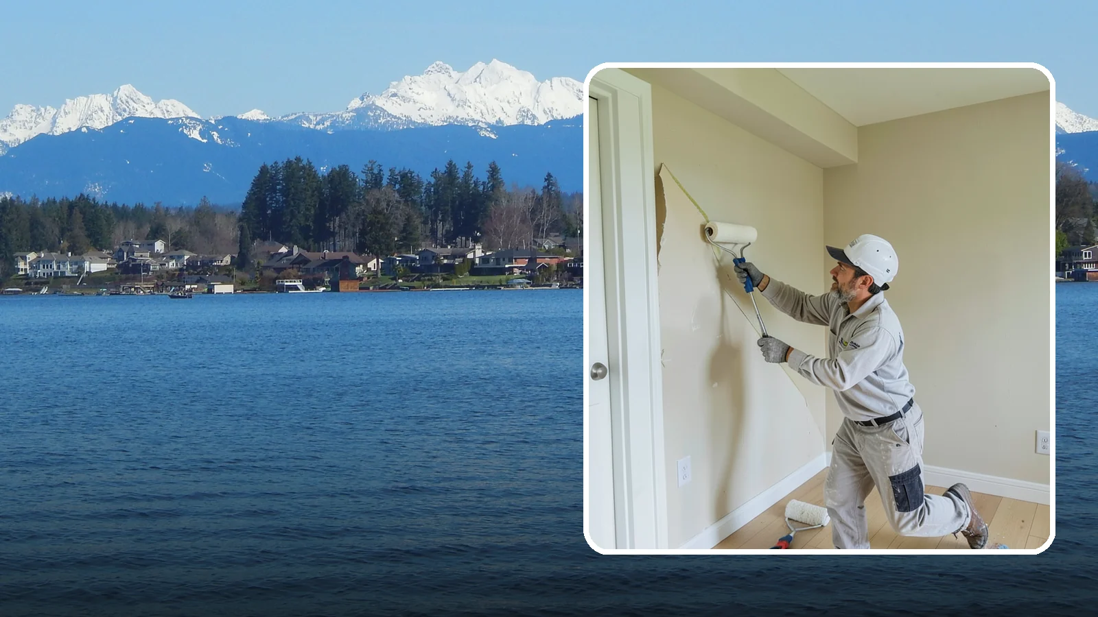Wallpaper Removal in Lake Stevens, Snohomish County, WA - Wallpaper removal takes down old paper and preps the walls for a clean paint or new finish.