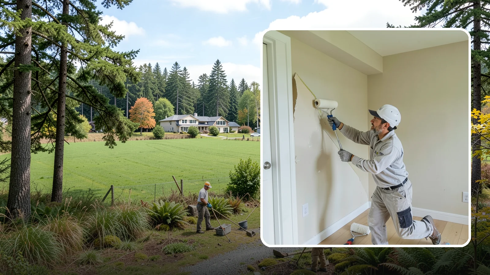Wallpaper Removal in Lyman, Skagit County, WA - Wallpaper removal takes down old paper and preps the walls for a clean paint or new finish.