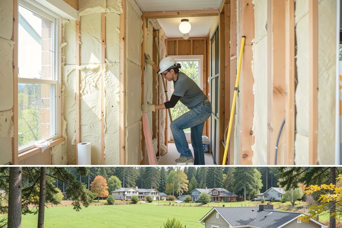 Wallpaper Removal in Lyman, Skagit County, WA - Wallpaper removal is a year-round indoor job well suited to the wet season when you're spending more time inside.