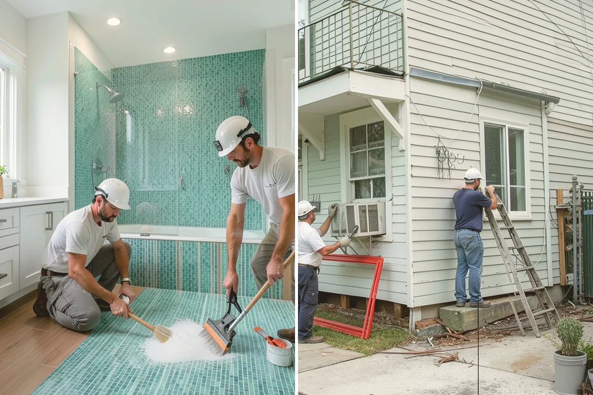 Wallpaper Removal in Lynnwood, Snohomish County, WA - Protect floors and trim and test a small area