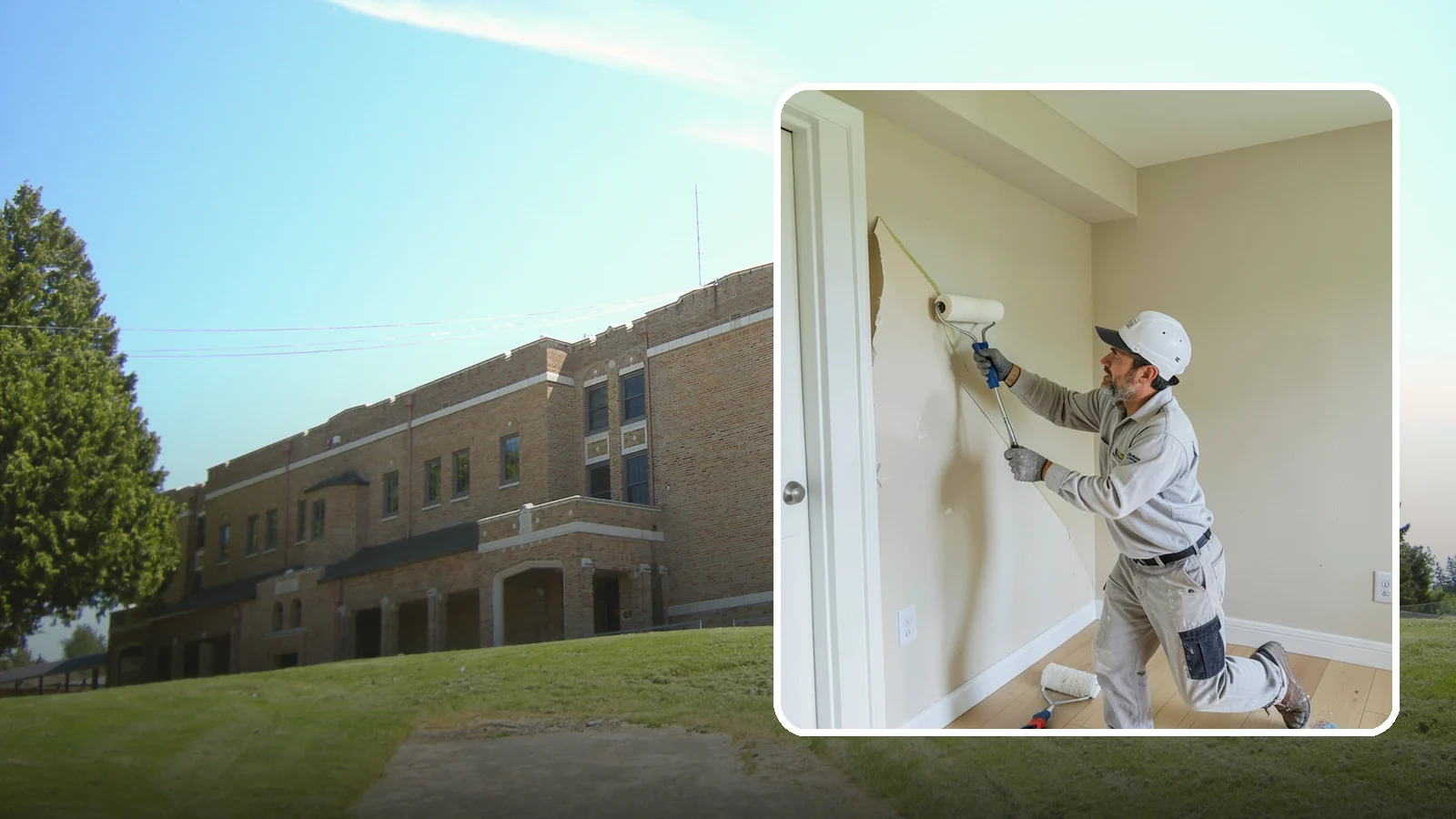Wallpaper Removal in Maple Valley, King County, WA - Wallpaper removal takes down old paper and preps the walls for a clean paint or new finish.