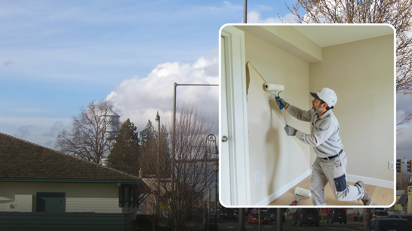 Wallpaper Removal in Marysville, Snohomish County, WA - Wallpaper removal takes down old paper and preps the walls for a clean paint or new finish.