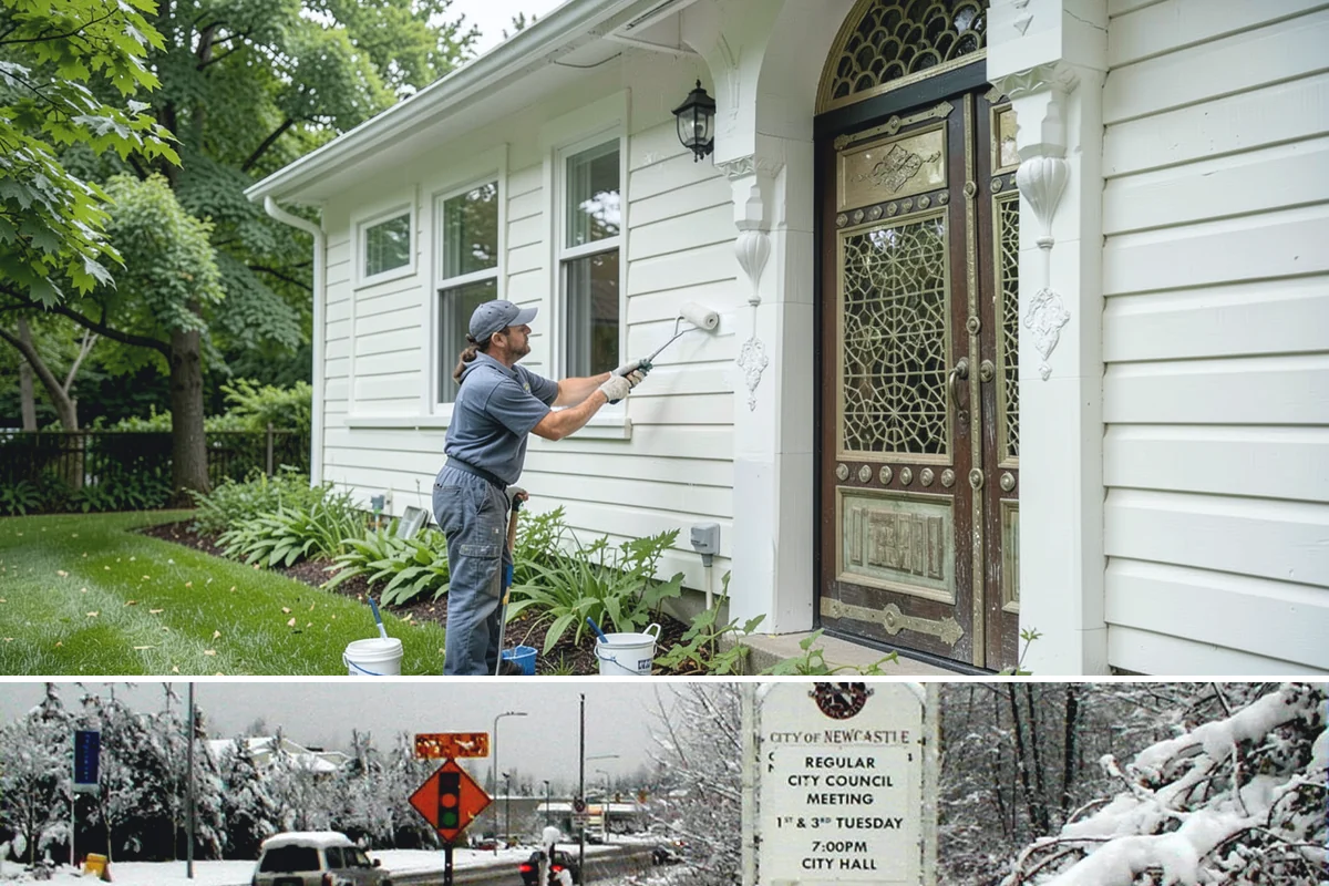 Wallpaper Removal in Newcastle, King County, WA - Wallpaper removal is a year-round indoor job well suited to the wet season when you're spending more time inside.