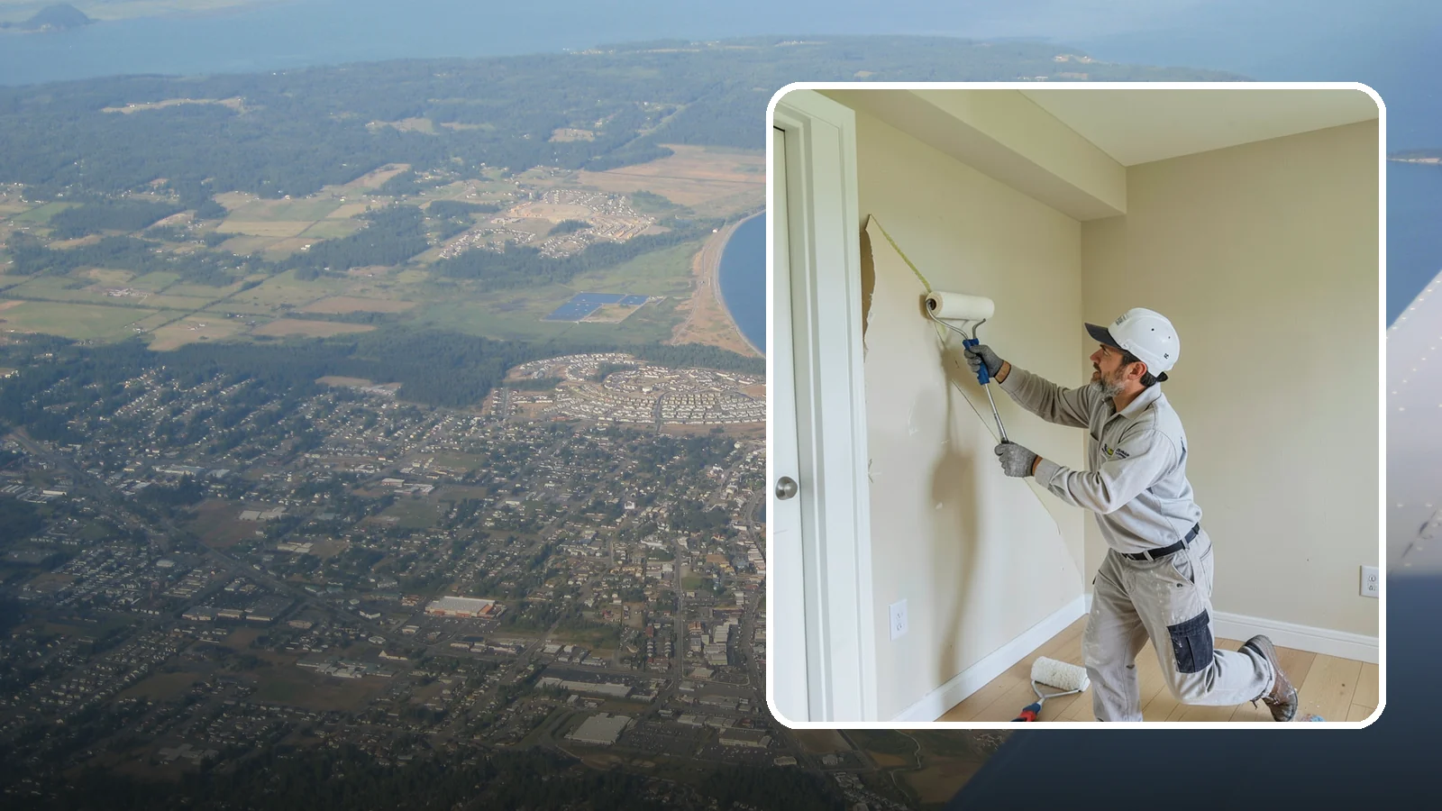 Wallpaper Removal in Oak Harbor, Island County, WA - Wallpaper removal takes down old paper and preps the walls for a clean paint or new finish.