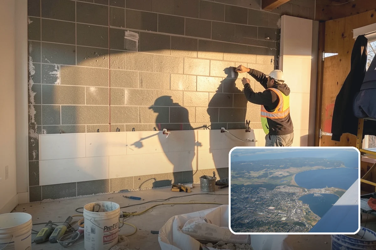 Wallpaper Removal in Oak Harbor, Island County, WA - Clean removal of paper and stubborn adhesive residue