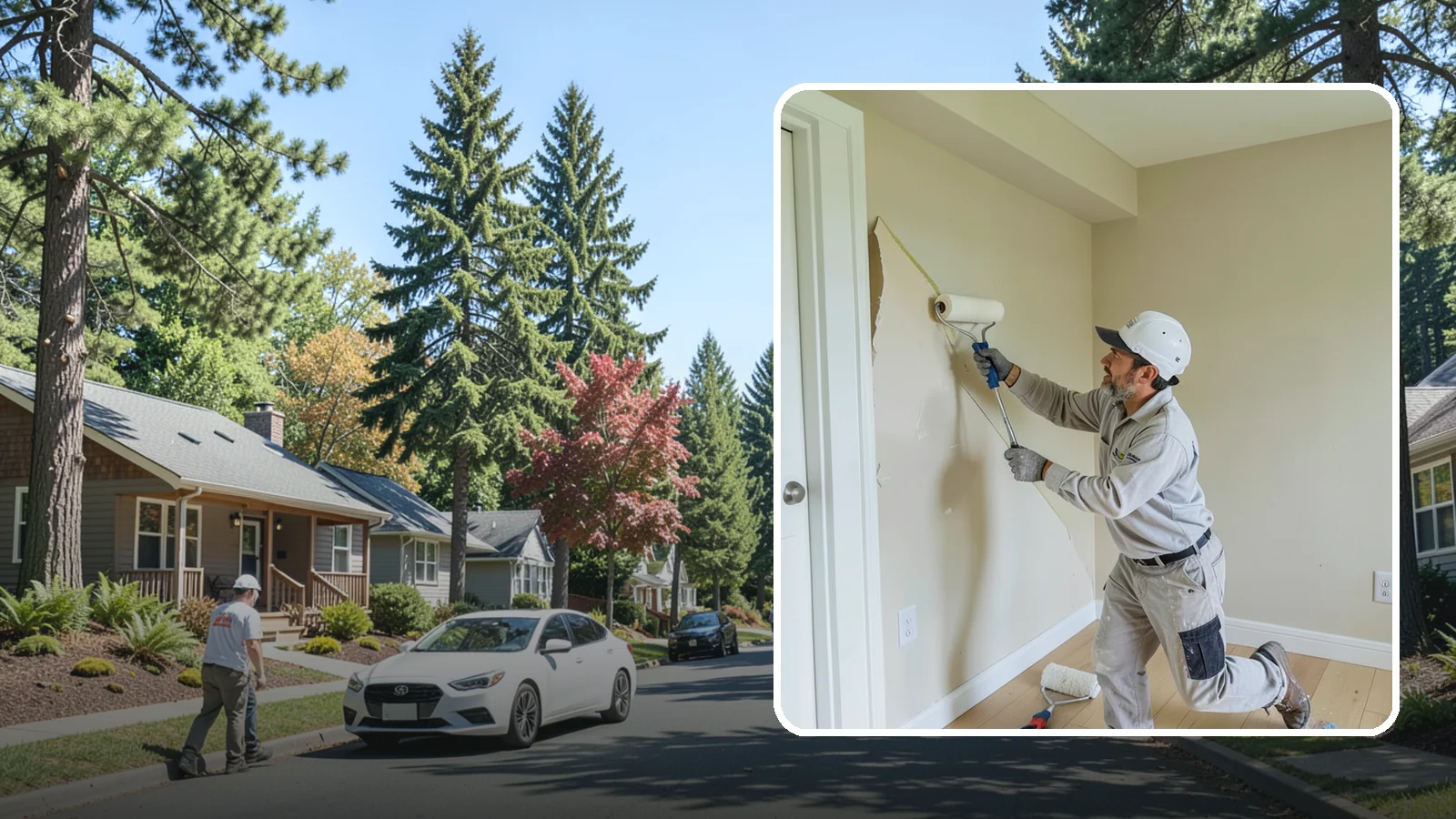 Wallpaper Removal in Orting, Pierce County, WA - Wallpaper removal takes down old paper and preps the walls for a clean paint or new finish.