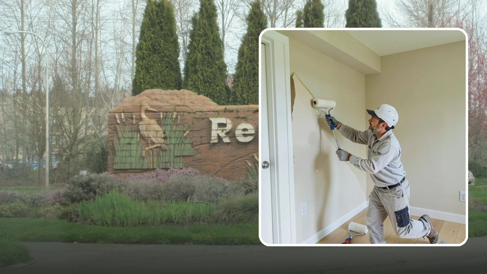Wallpaper Removal in Renton, King County, WA - Wallpaper removal takes down old paper and preps the walls for a clean paint or new finish.