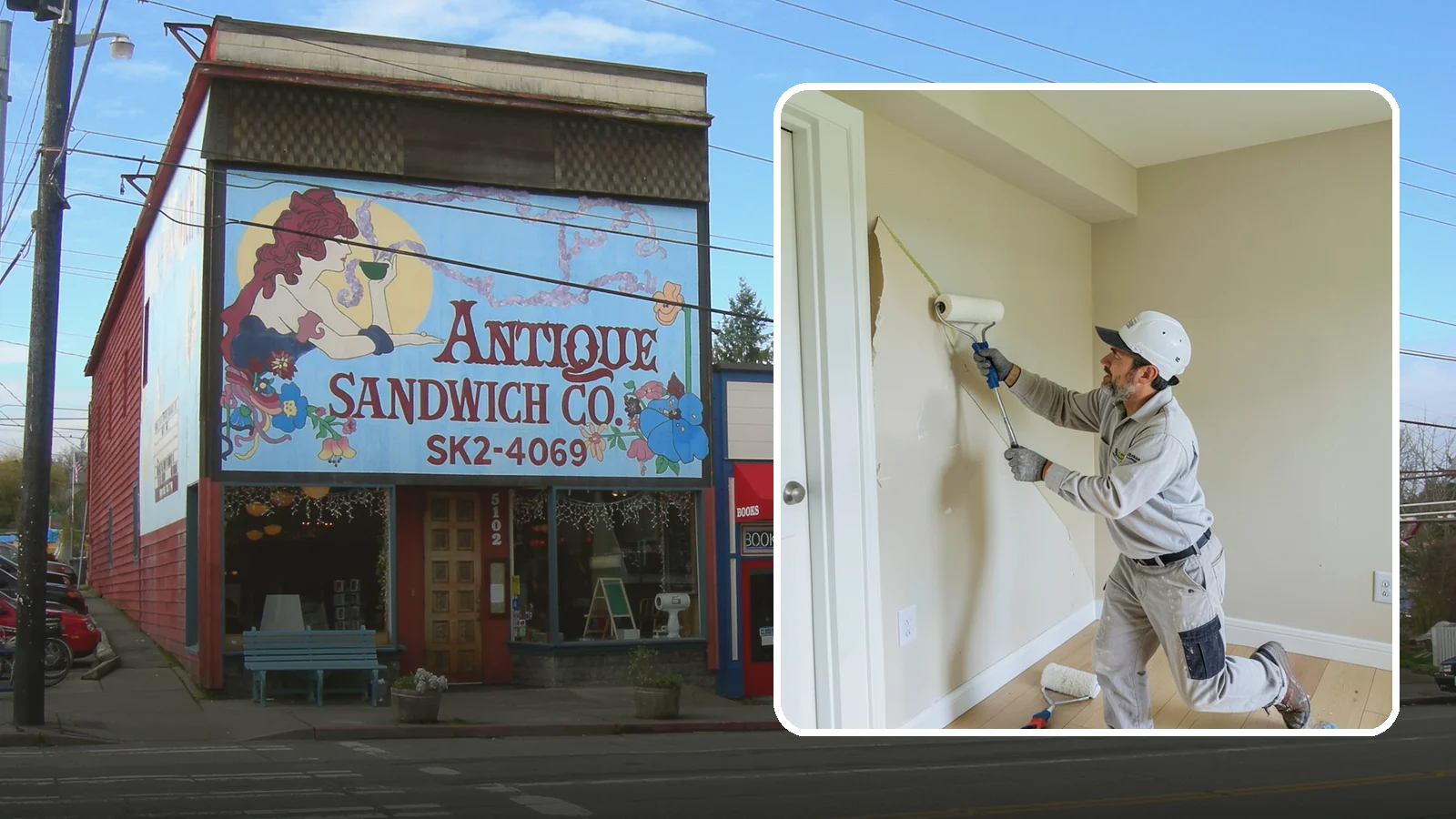 Wallpaper Removal in Ruston, Pierce County, WA - Wallpaper removal takes down old paper and preps the walls for a clean paint or new finish.