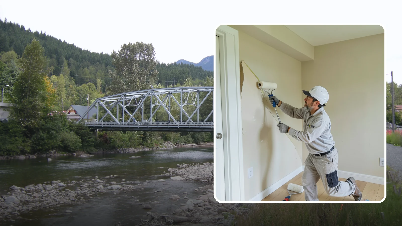 Wallpaper Removal in Skykomish, King County, WA - Wallpaper removal takes down old paper and preps the walls for a clean paint or new finish.