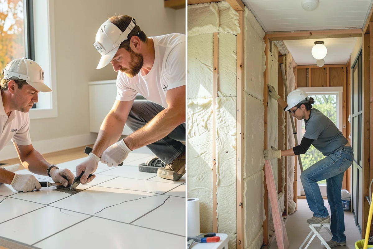 Wallpaper Removal in Skykomish, King County, WA - Protect floors and trim and test a small area