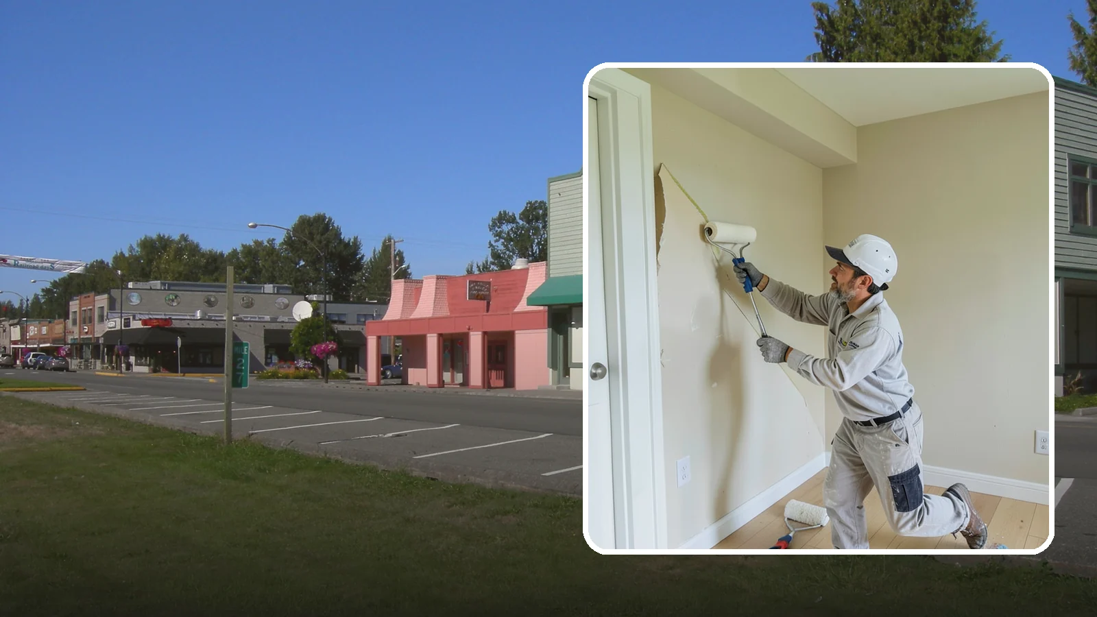 Wallpaper Removal in Snoqualmie, King County, WA - Wallpaper removal takes down old paper and preps the walls for a clean paint or new finish.