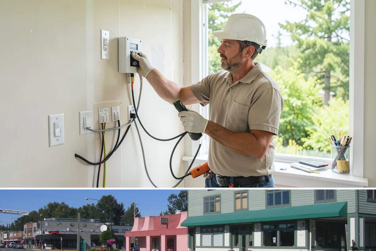 Wallpaper Removal in Snoqualmie, King County, WA - Wallpaper removal is a year-round indoor job well suited to the wet season when you're spending more time inside.