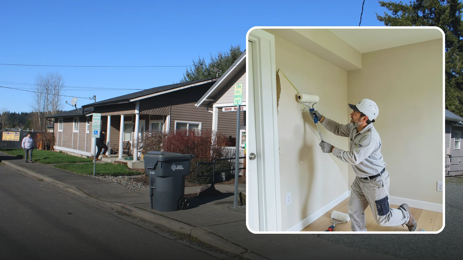 Wallpaper Removal in South Prairie, Pierce County, WA - Wallpaper removal takes down old paper and preps the walls for a clean paint or new finish.