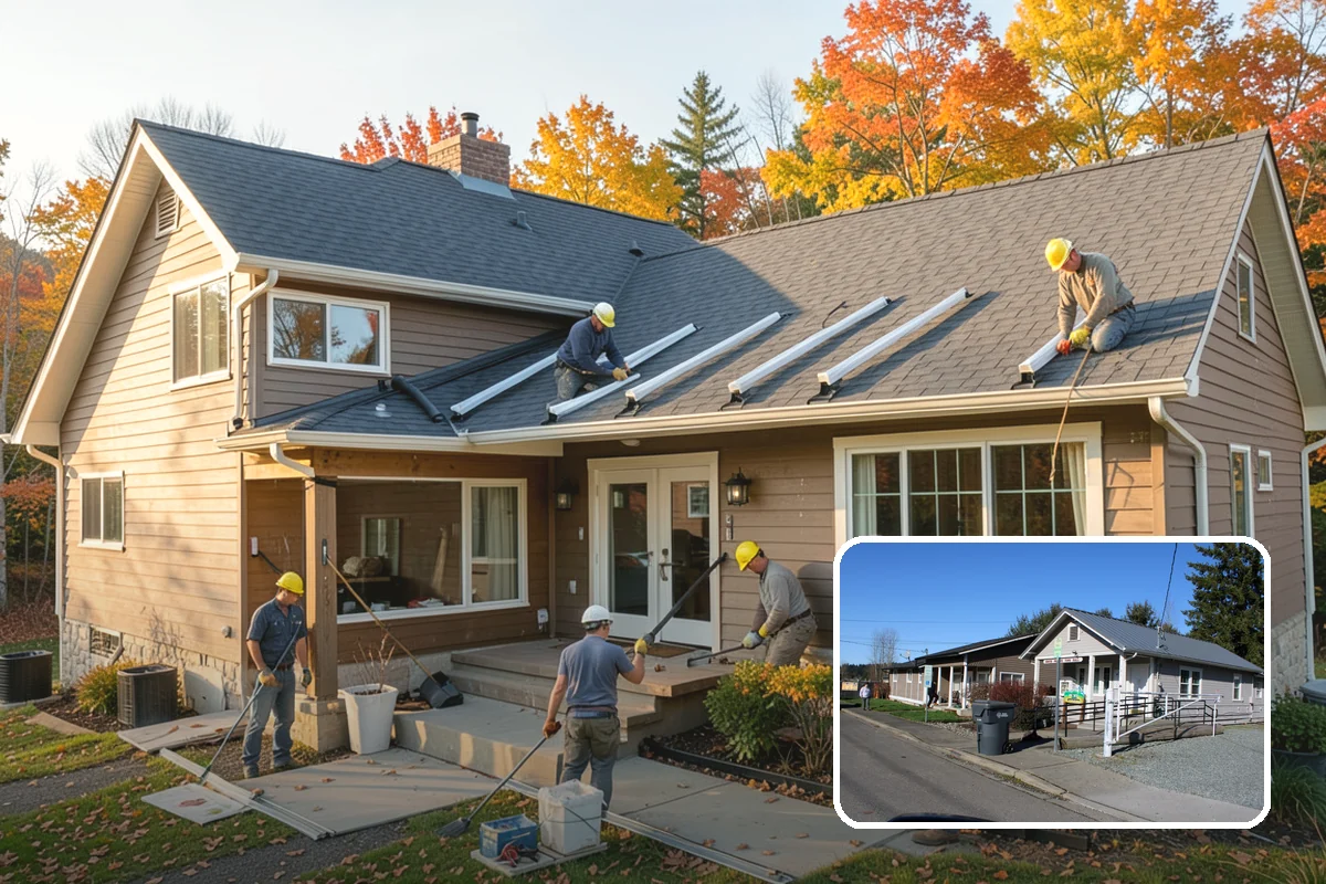 Wallpaper Removal in South Prairie, Pierce County, WA - Clean removal of paper and stubborn adhesive residue
