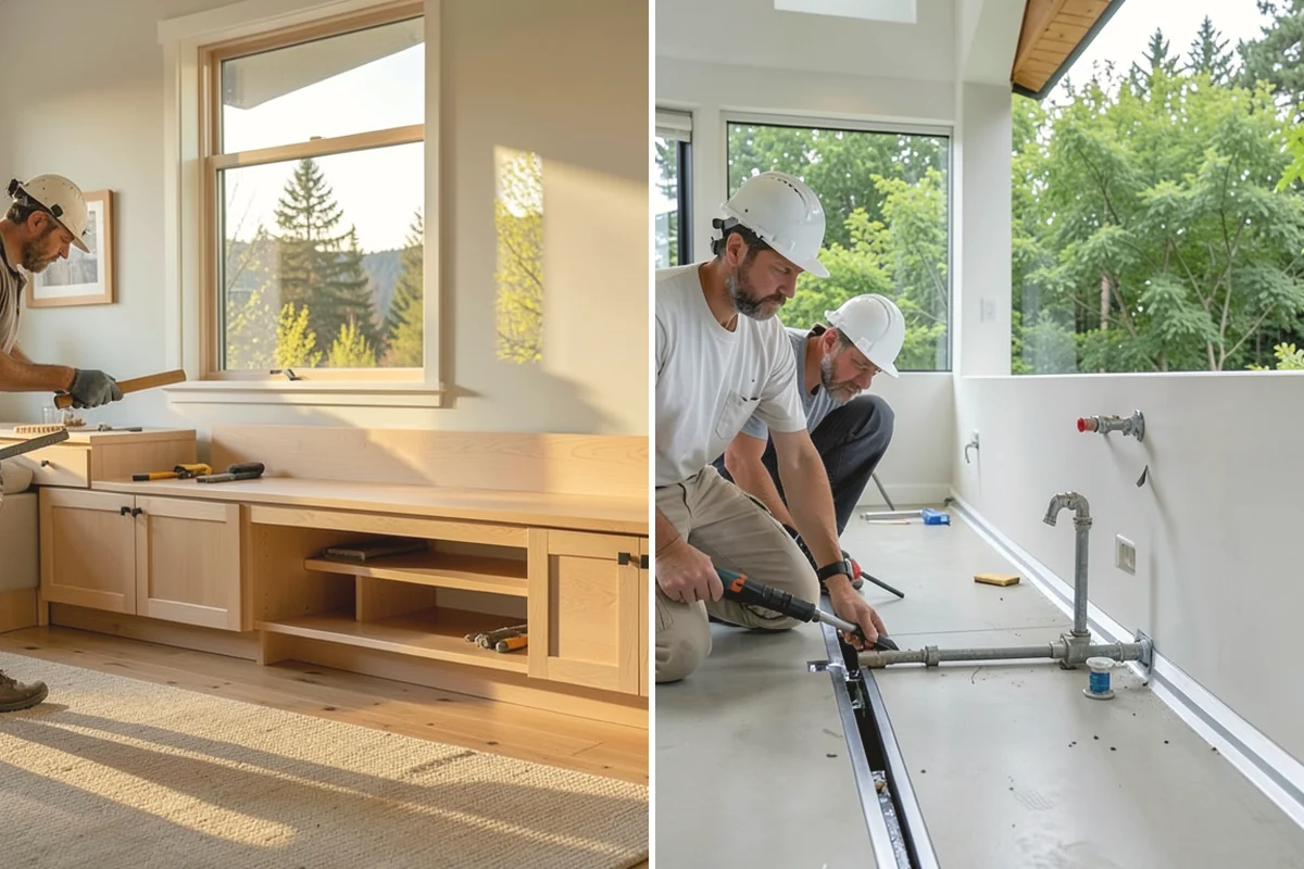 Wallpaper Removal in Tacoma, Pierce County, WA - Protect floors and trim and test a small area