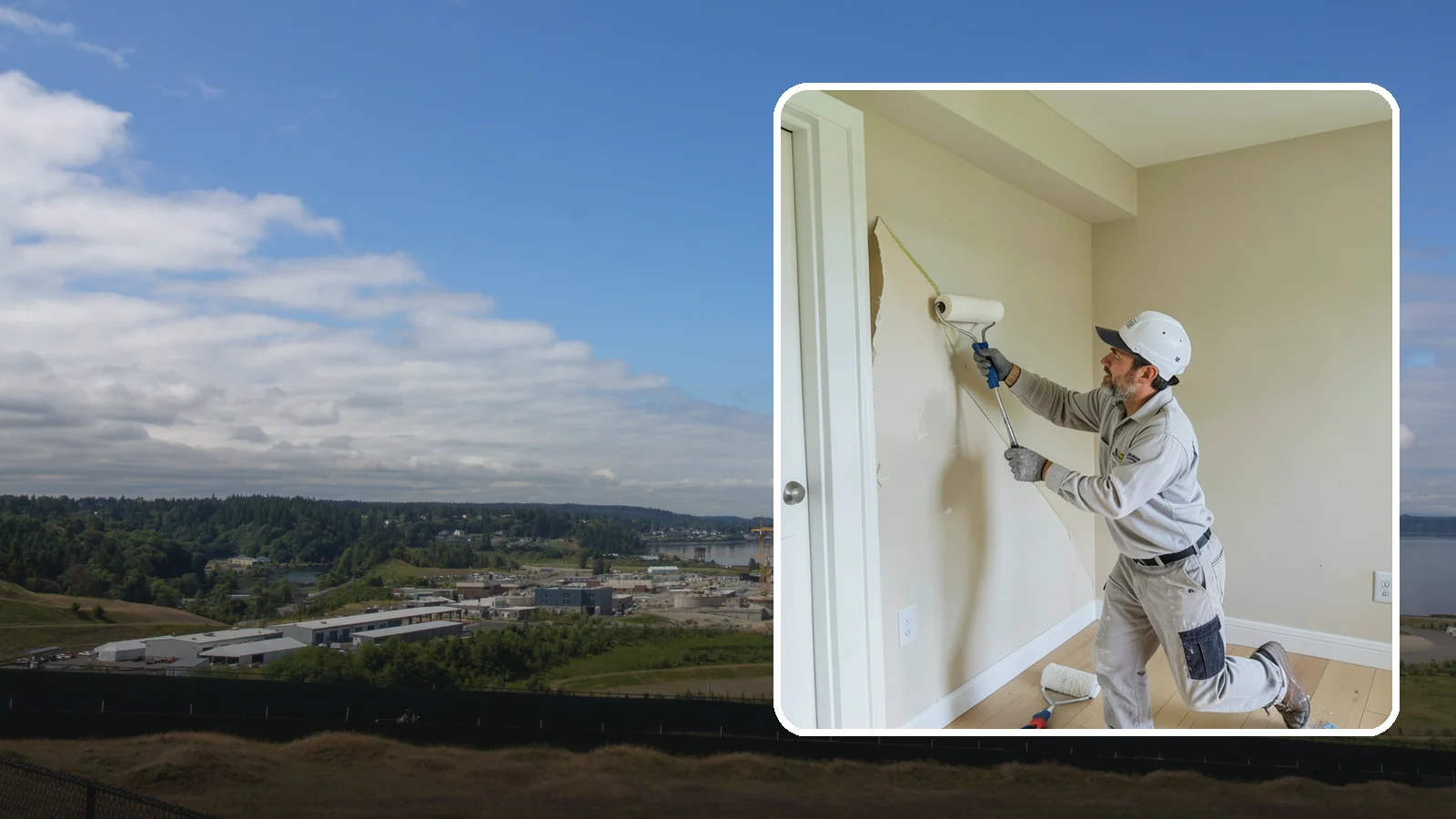Wallpaper Removal in University Place, Pierce County, WA - Wallpaper removal takes down old paper and preps the walls for a clean paint or new finish.