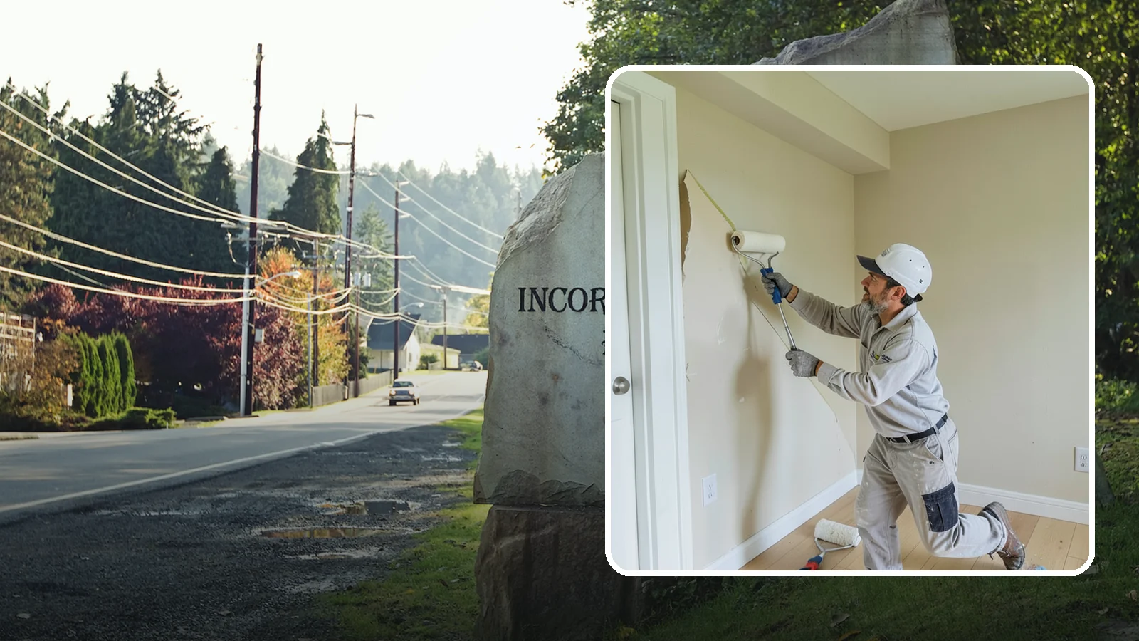 Wallpaper Removal in Wilkeson, Pierce County, WA - Wallpaper removal takes down old paper and preps the walls for a clean paint or new finish.