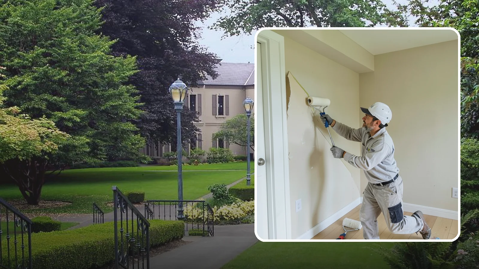Wallpaper Removal in Woodinville, King County, WA - Wallpaper removal takes down old paper and preps the walls for a clean paint or new finish.