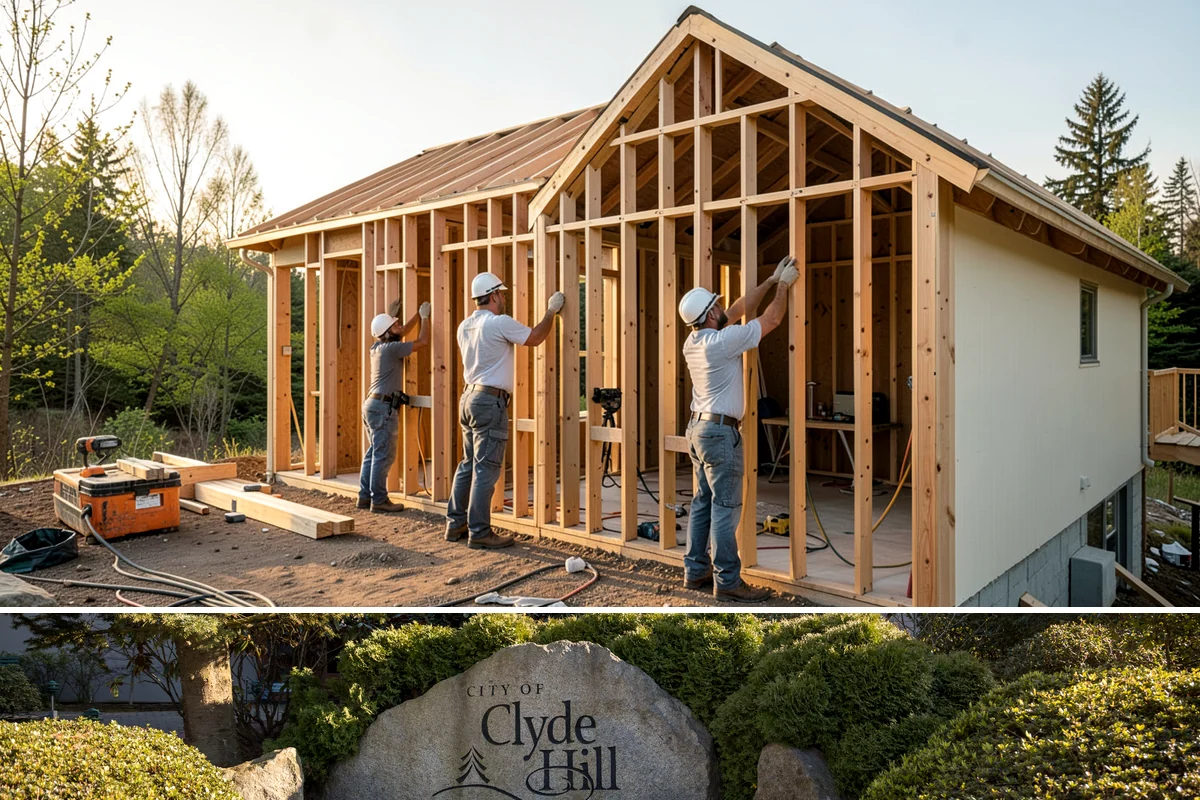 Warehouse Construction in Clyde Hill, King County, WA - Site work, slab pours, and shell erection are best scheduled for the drier summer months to keep the ground stable.