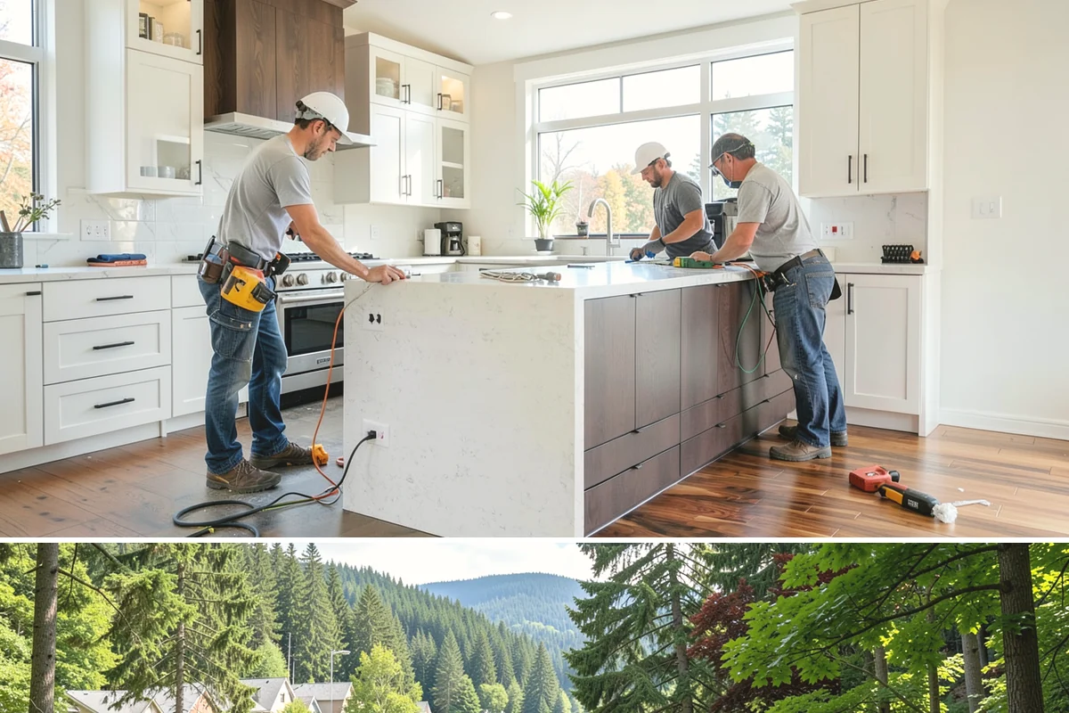 Warehouse Construction in Lake Forest Park, King County, WA - Site work, slab pours, and shell erection are best scheduled for the drier summer months to keep the ground stable.