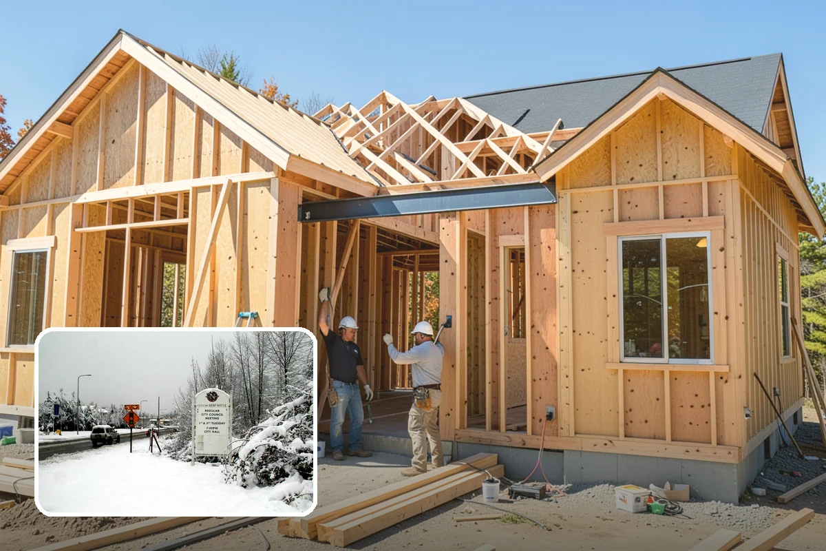 Warehouse Construction in Newcastle, King County, WA - High-clearance clear spans for flexible storage