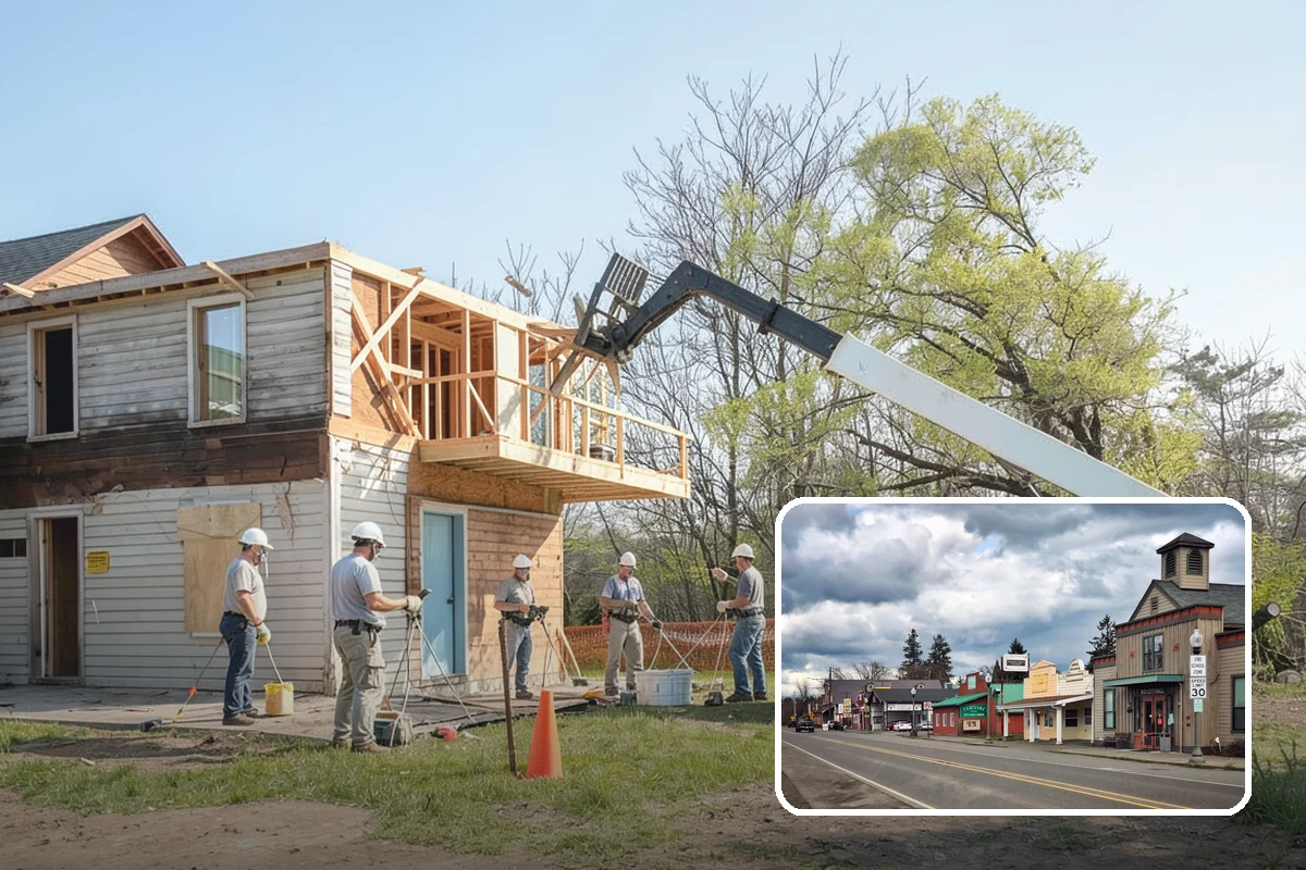Warehouse Construction in Roy, Pierce County, WA - High-clearance clear spans for flexible storage