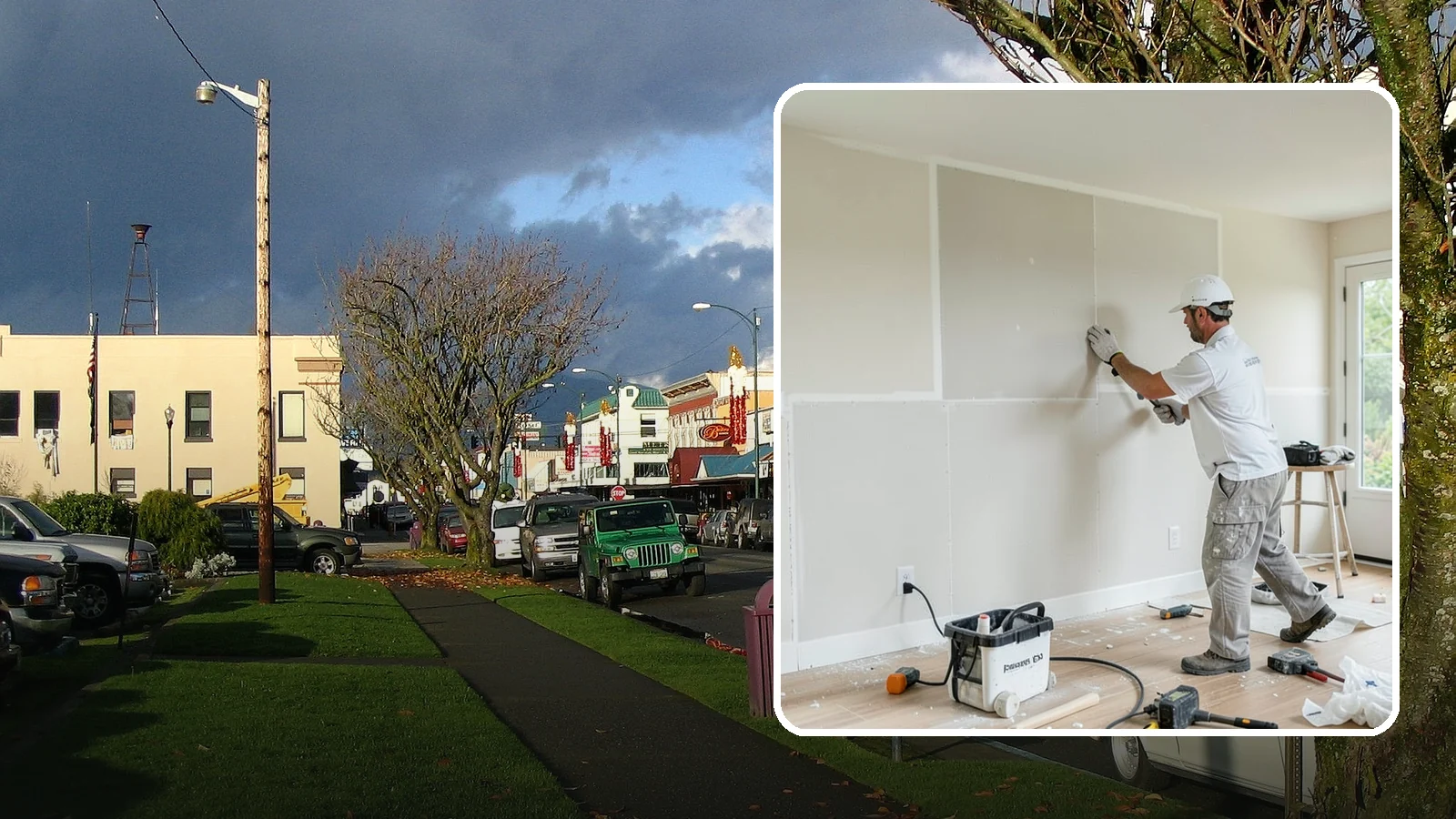 Water Damage Drywall Repair in Arlington, Snohomish County, WA - Water damage drywall repair removes ruined board and restores walls after leaks or flooding.