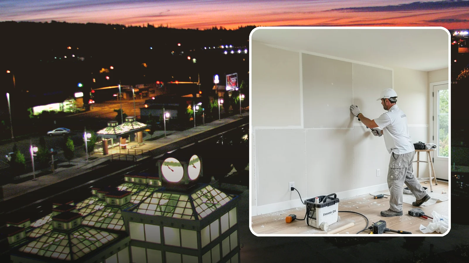 Water Damage Drywall Repair in Auburn, King County, WA - Water damage drywall repair removes ruined board and restores walls after leaks or flooding.