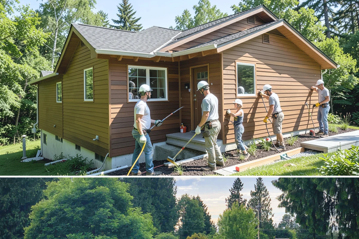 Water Damage Drywall Repair in Bonney Lake, Pierce County, WA - Water damage repair is needed most during the wet season and is handled indoors year-round, often on an urgent basis.