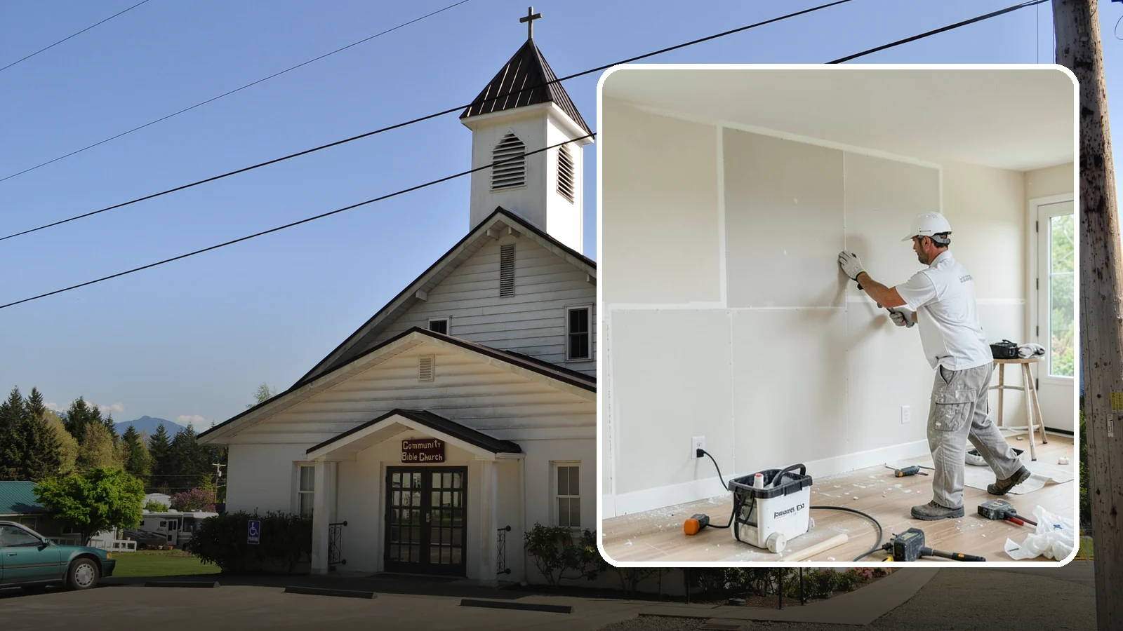 Water Damage Drywall Repair in Concrete, Skagit County, WA - Water damage drywall repair removes ruined board and restores walls after leaks or flooding.