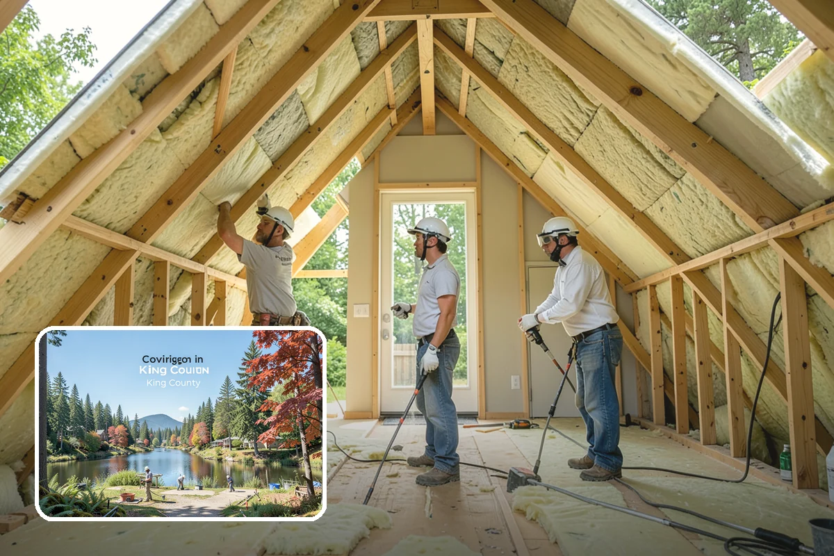 Water Damage Drywall Repair in Covington, King County, WA - Removal of swollen, stained, or moldy board