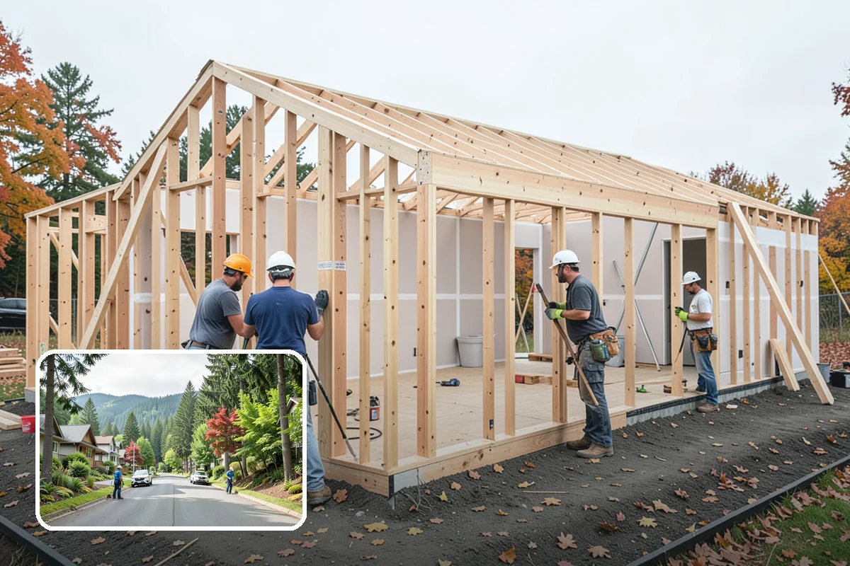 Water Damage Drywall Repair in Darrington, Snohomish County, WA - Removal of swollen, stained, or moldy board
