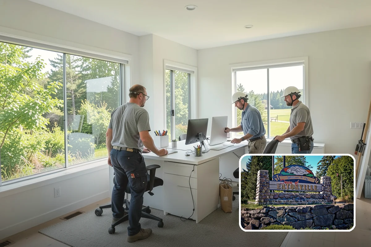 Water Damage Drywall Repair in Eatonville, Pierce County, WA - Removal of swollen, stained, or moldy board