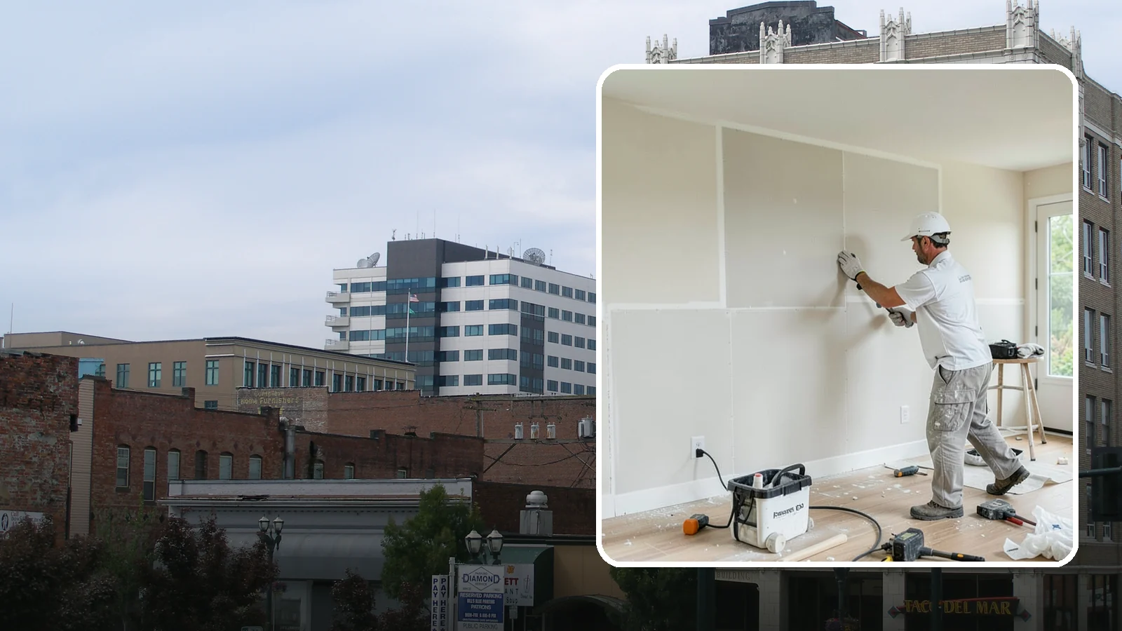 Water Damage Drywall Repair in Everett, Snohomish County, WA - Water damage drywall repair removes ruined board and restores walls after leaks or flooding.